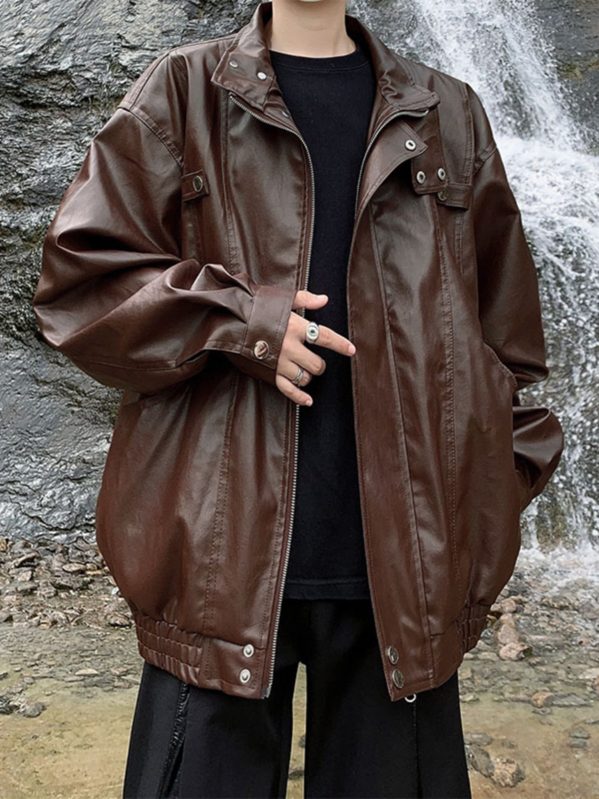 Mens Jacket Coat Beige Bike Cy - Waterproof Cycling Commute บทวิจารณ์และราคา